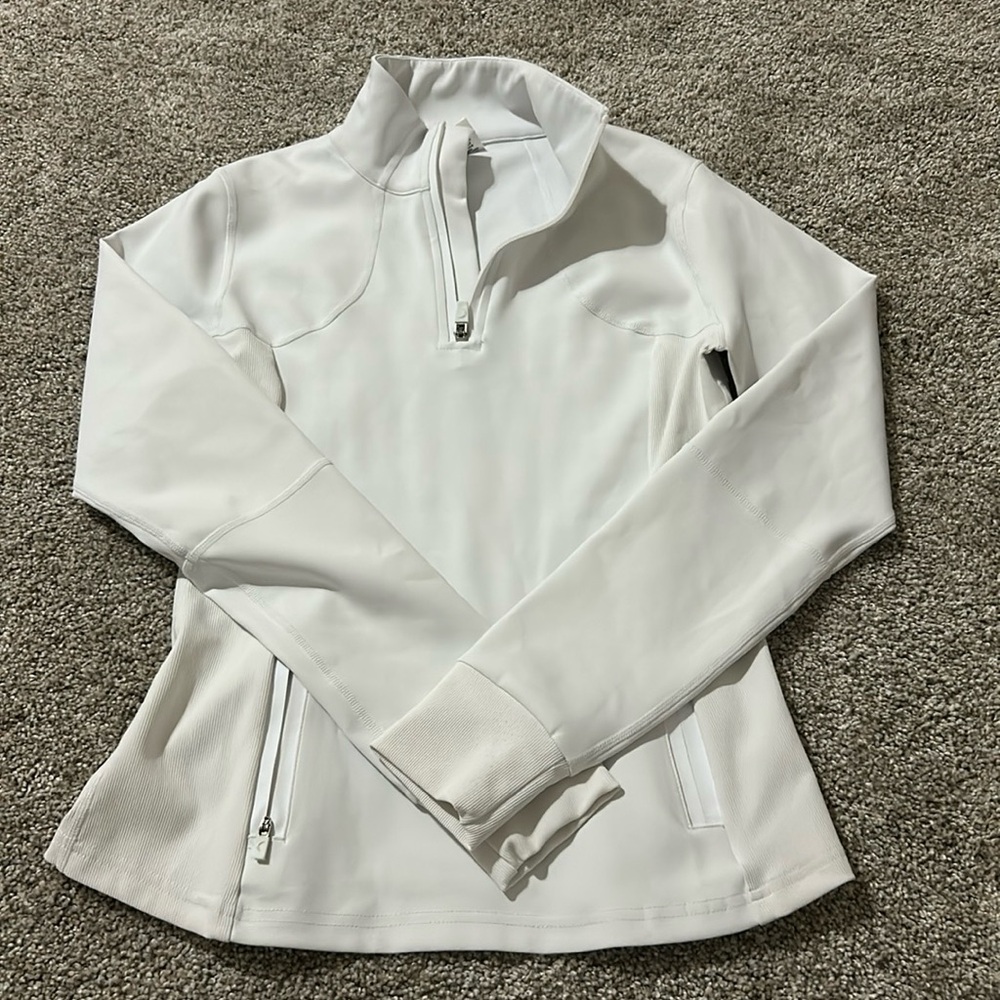 White 1/4 Zip ZYIA Jacket